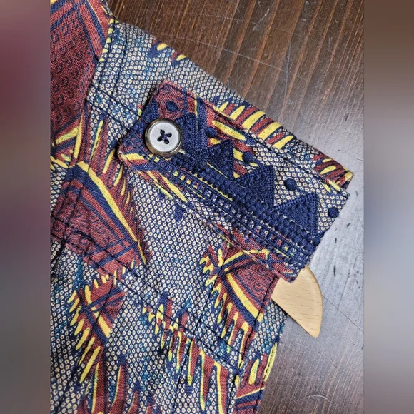 Anthropologie Eleveness Geometric Patterned Vest Medium - Picture 8 of 11